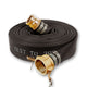 1-1/2" Rubber Discharge Hose Camlock Brass Black