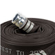 1-1/2" Rubber Discharge Hose Camlock Stainless Steel Black