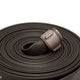 BULK 1-1/2" Rubber Discharge Hose Threaded Aluminum Black