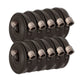 BULK 1-1/2" Rubber Discharge Hose Threaded Aluminum Black