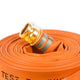 2" Rubber Fire Hose Camlock Brass Orange