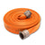 2" Rubber Fire Hose Threaded Aluminum Orange